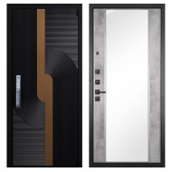 Гранит Смарт Люкс, панель 051 зеркало Бетон светлый 16 мм