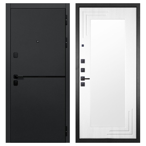 Гранит Горизонт, панель 019 зеркало Белый ясень 16 мм