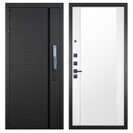 Гранит Пиано Смарт, панель 024 зеркало Макси белый матовый 16 мм