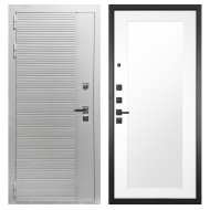 Гранит Пиано Белая, панель 010 зеркало Белый матовый 16 мм