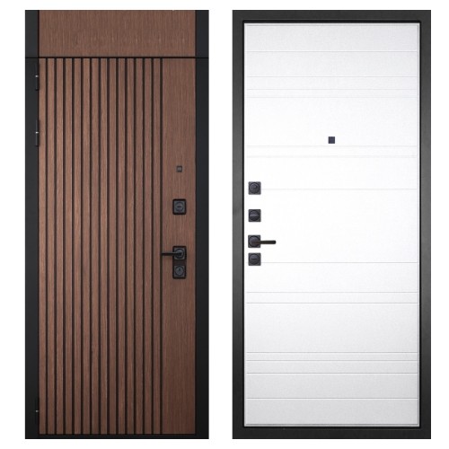 Гранит Шторм с фрамугой, панель 021 Белый матовый 16 мм