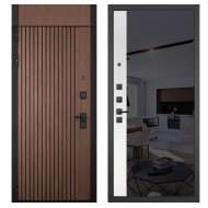 Гранит Шторм с фрамугой, панель 091 зеркало макси бок тонированное черное 10 мм