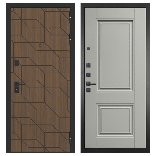 Гранит Плэй, панель 068 Две филенки силк маус 12 мм