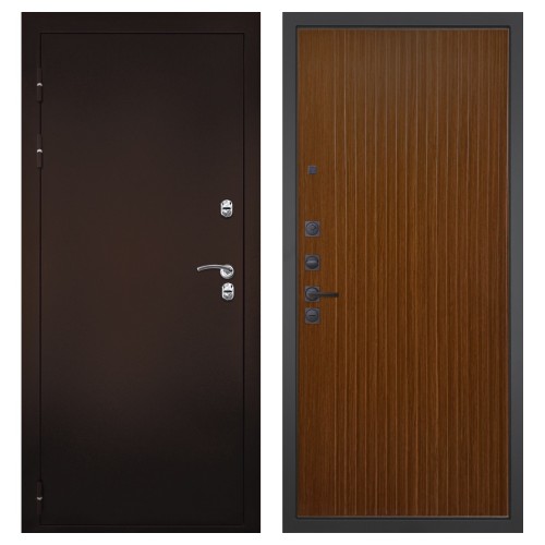 Гранит Терморазрыв, панель 087 Дуб кантри темный с фрезеровкой 10 мм