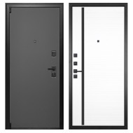 Гранит Лайт Графит, панель 053 Пиано белая 12 мм