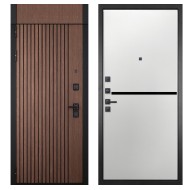 Гранит Шторм с фрамугой, панель 073 горизонт белая 10 мм