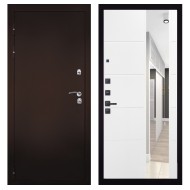 Гранит Терморазрыв, панель 083 Белый софт зеркало 10 мм