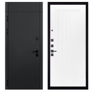 Гранит Горизонт с фрамугой, панель 082 Белый софт рельеф 10 мм