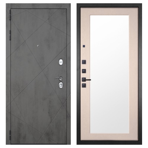 Гранит Дуэт, панель 014 зеркало Капучино 16 мм