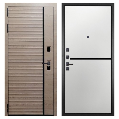 Гранит Пиано Эко, панель 073 горизонт белая 10 мм