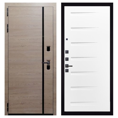 Гранит Пиано Эко, панель 081 Белый Горизонт 10 мм