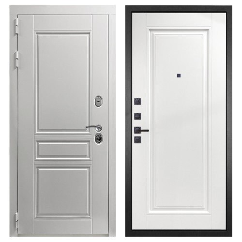 Гранит Лира Белая, панель 040 одна филенка силк сноу 16 мм