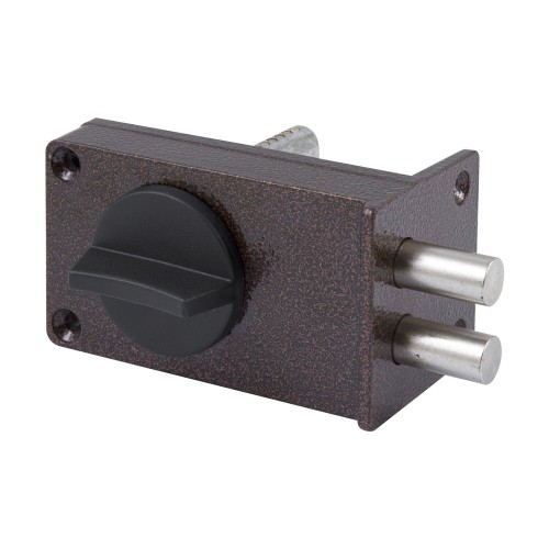 Замок Omega (Омега) накладной цилиндровый ЗН1-8 КМЗ медь 