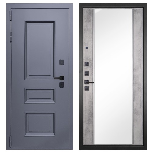 Гранит Сибирь, панель 051 зеркало Бетон светлый 16 мм