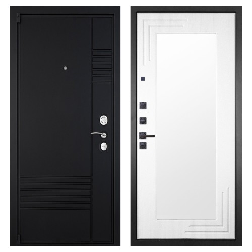 Гранит Т3, панель 019 зеркало Белый ясень 16 мм