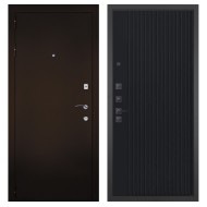 Гранит М1, панель 088 Черный кварц с фрезеровкой 10 мм