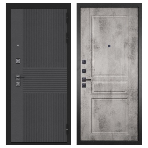 Гранит Гранж, панель 043 Бетон светлый 12 мм