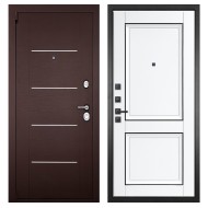 Гранит М2 Люкс, панель 070 Две филенки с молдингом белый матовый 12 мм