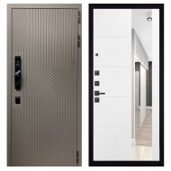 Гранит Смарт Нанорельеф, панель 083 Белый софт зеркало 10 мм