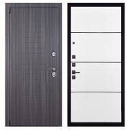 Гранит С7, панель 079 Белый софт, черный молдинг 12 мм