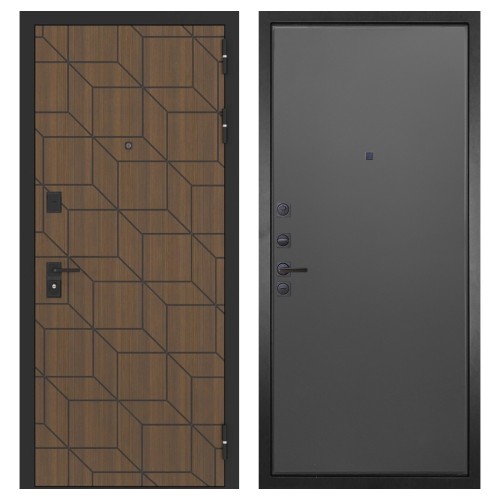 Гранит Плэй, панель 077 графит нубук 12 мм