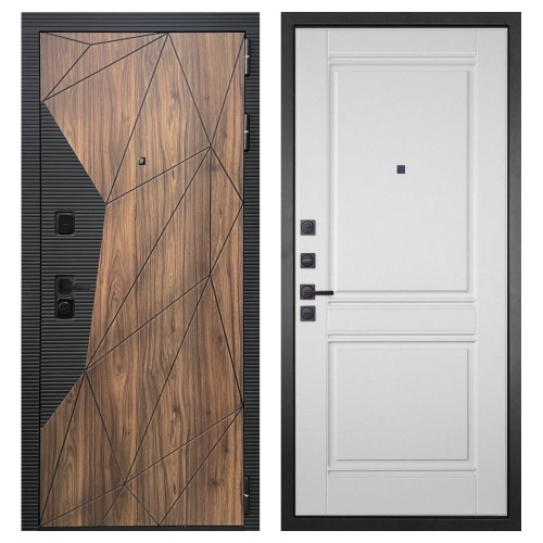 Гранит Континент, панель 063 Роял Вуд белая со структурой 12 мм