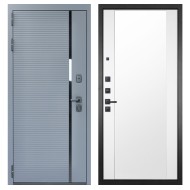 Гранит Роял белая, панель 024 зеркало Макси белый матовый 16 мм