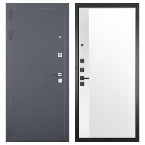 Гранит Ультра C3, панель 075 зеркало макси бок белое 16 мм