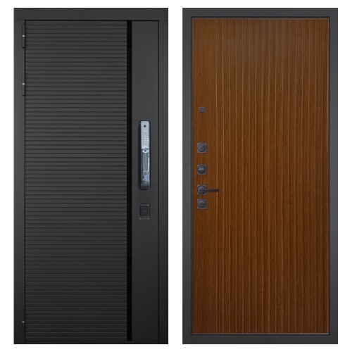 Гранит Пиано Смарт, панель 087 Дуб кантри темный с фрезеровкой 10 мм