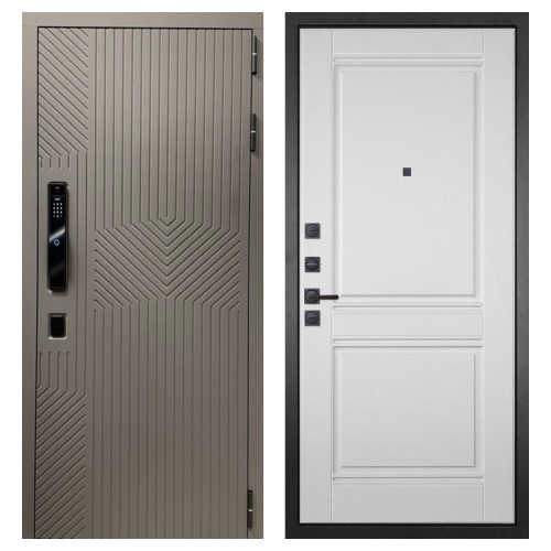 Гранит Смарт Нанорельеф, панель 063 Роял Вуд белая со структурой 12 мм