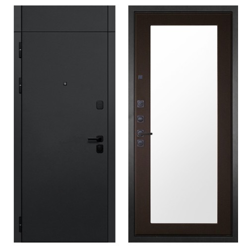 Гранит Горизонт с фрамугой, панель 011 зеркало Венге 16 мм