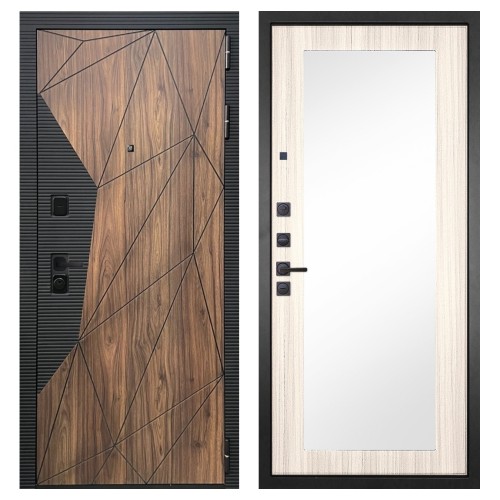 Гранит Континент, панель 026 зеркало Лиственница 10 мм