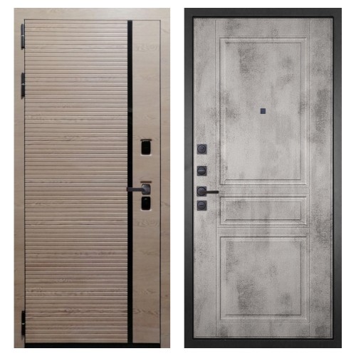 Гранит Пиано Эко, панель 043 Бетон светлый 12 мм