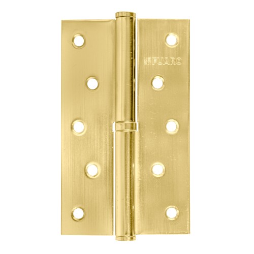 Петля Fuaro (Фуаро) съемная IN5430SL-BL SB левая (413/BL-5 125x75x2,5) мат. золото БЛИСТЕР 