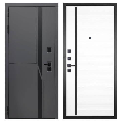 Гранит НаноБлэк лайн, панель 053 Пиано белая 12 мм