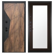 Гранит Континент, панель 011 зеркало Венге 16 мм