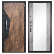 Гранит Континент Смарт, панель 051 зеркало Бетон светлый 16 мм