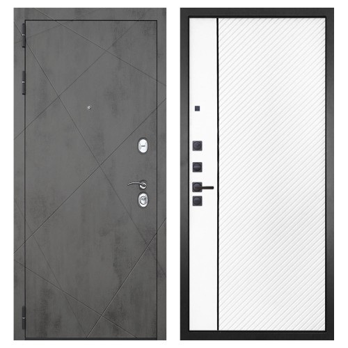 Гранит Дуэт, панель 078 Белая матовая 12 мм