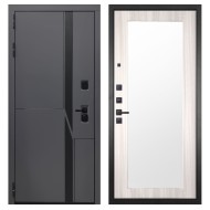 Гранит НаноБлэк лайн, панель 017 зеркало Сандал светлый 16 мм