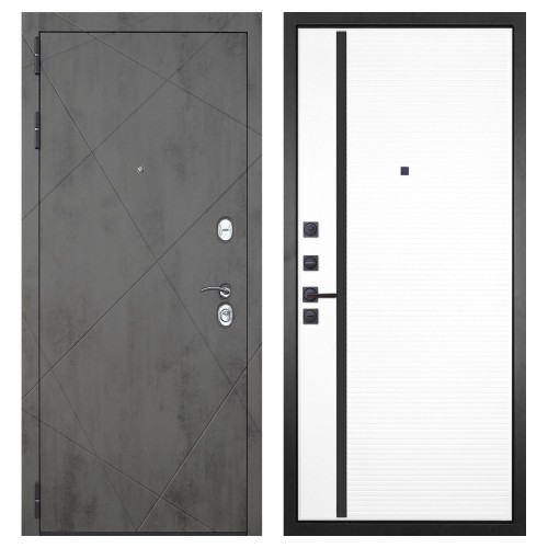 Гранит Дуэт, панель 053 Пиано белая 12 мм