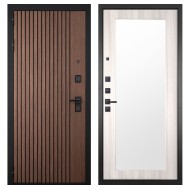 Гранит Шторм, панель 017 зеркало Сандал светлый 16 мм