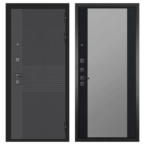 Гранит Гранж, панель 074 зеркало фацет тонированное 16 мм