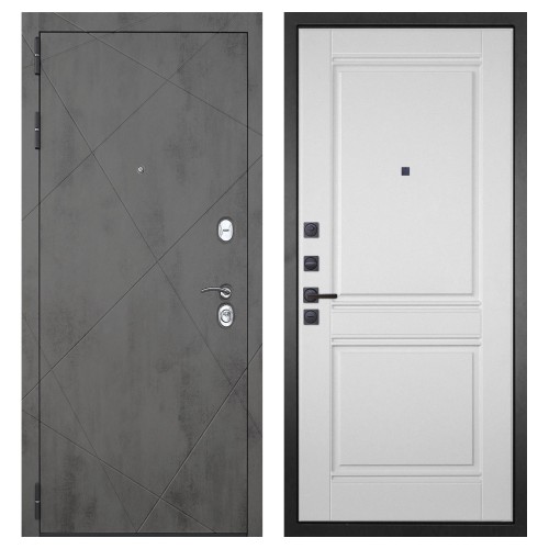 Гранит Дуэт, панель 063 Роял Вуд белая со структурой 12 мм