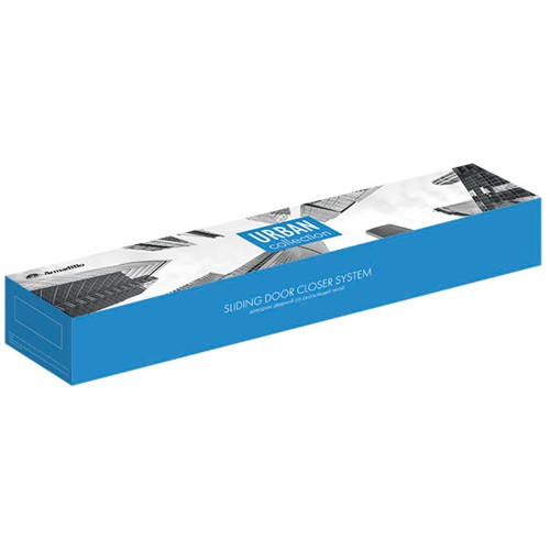 Доводчик Armadillo (Армадилло) дверной со скользящей тягой DCSLIDER85 BL (черный) 