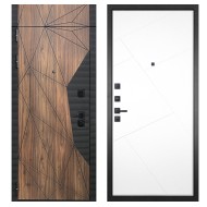 Гранит Континент с фрамугой, панель 029 Белая 10 мм