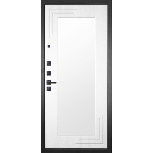 Гранит 7024, панель 019 зеркало Белый ясень 16 мм