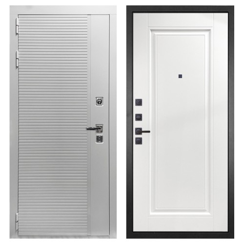 Гранит Пиано Белая, панель 040 одна филенка силк сноу 16 мм