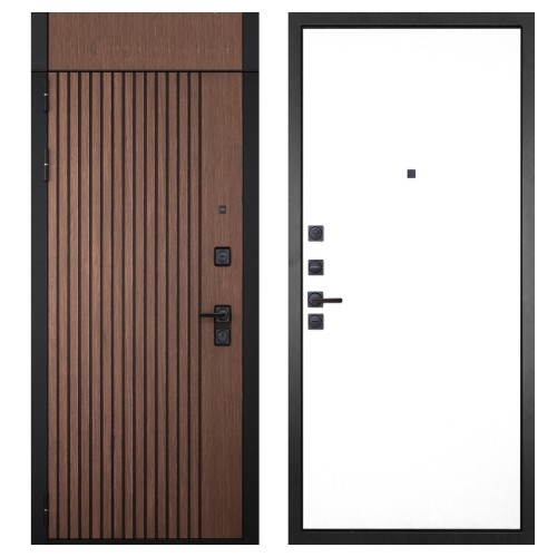 Гранит Шторм с фрамугой, панель 003 Белый 6 мм