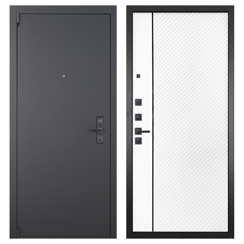 Гранит Эксклюзив, панель 078 Белая матовая 12 мм