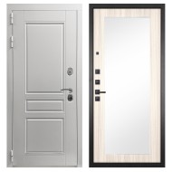 Гранит Лира Белая, панель 026 зеркало Лиственница 10 мм